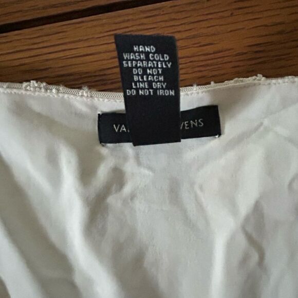 Cream Lace & Sequin Sleeveless Top - Picture 8 of 8